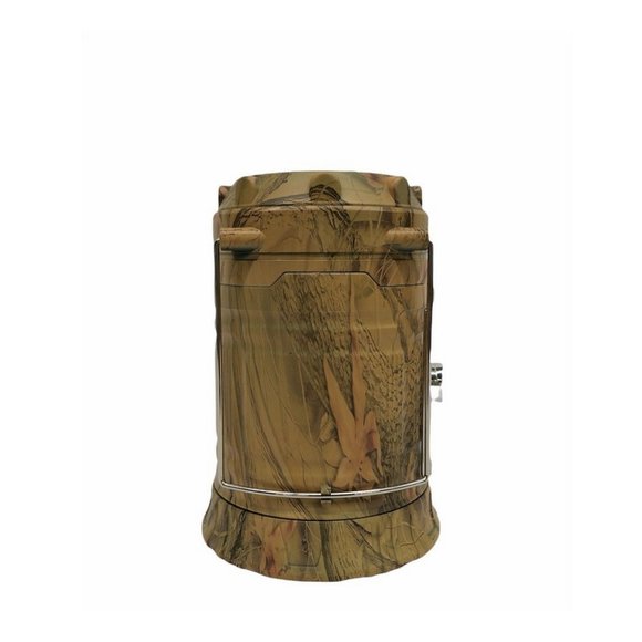 Large Camouflaged LED Solar Rechargeable Pop Up Camping Lantern W/ Flashlight - Picture 7 of 14
